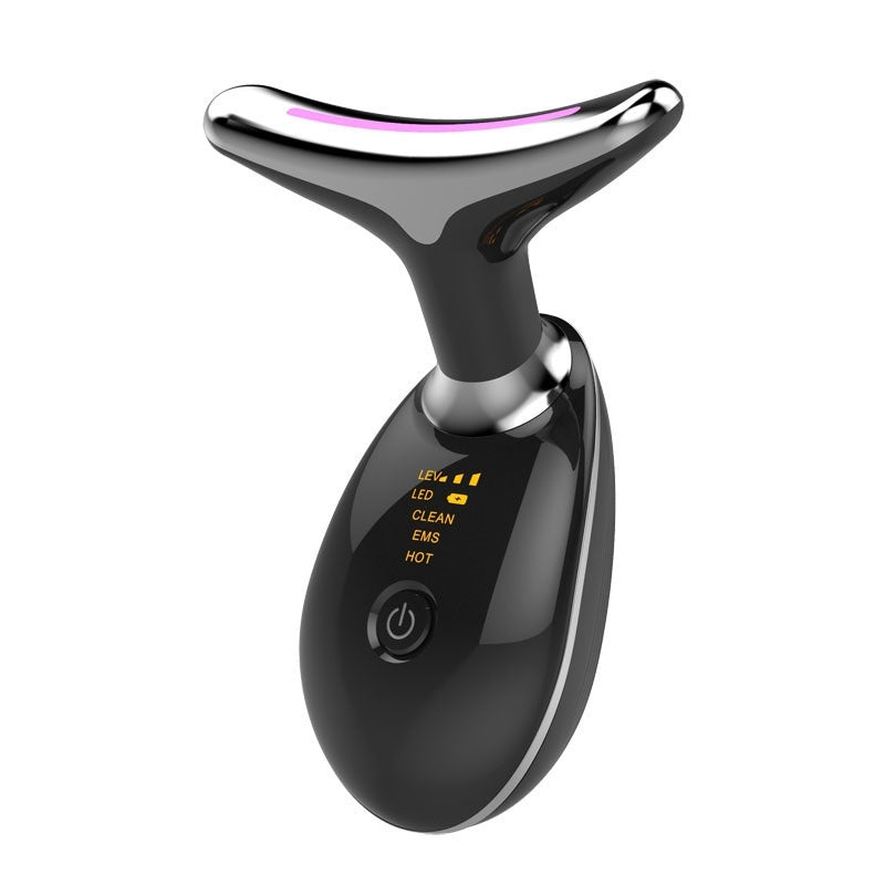 DermaRay™ EMS Neck & Face Tightening Device – LED Therapy, Heat & Wrinkle Reduction