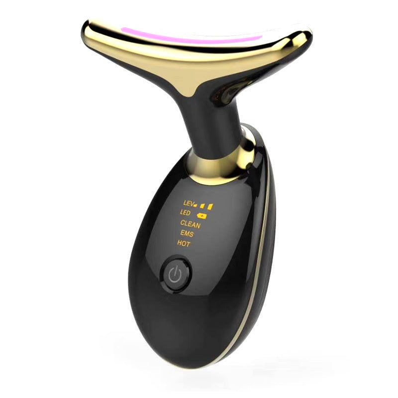 DermaRay™ EMS Neck & Face Tightening Device – LED Therapy, Heat & Wrinkle Reduction