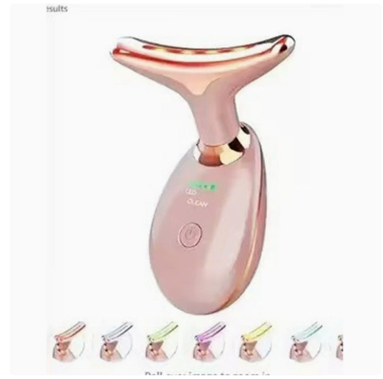 DermaRay™ EMS Neck & Face Tightening Device – LED Therapy, Heat & Wrinkle Reduction